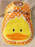Taurau.C EVA 赤ちゃんの離乳食 お食事用防水ビブ ポケット付き 立体 スタイ 涎掛け よだれかけ 1-4歳 Love Duck