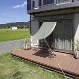 タカショー シェードオーニング 1×2m グリーン