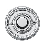 Baldwin 4850260ビーズベルボタン、明るいクロム
