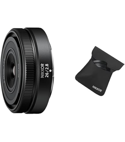 Amazon.co.jp: 【セット】Nikon 単焦点レンズ NIKKOR Z 26mm f/2.8 Z
