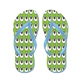 lplpol羊パターンFlip Flops for Kids大人用ユニセックスビーチサンダルプールシューズパーティースリッパブラックピンクブルーベルトfor Chosen カラー: ブルー
