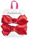 Rockahula Kidsロッカフラキッズ/H247Rサテンリボンクリップ/レッド