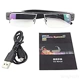 Novelt'y Eyewear Hidden Camera Eyeglasses Spy Camera Recorder HD 1080p Video Audio Recording Pinhole