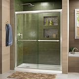 DreamLine Duet Framelessバイパススライドシャワードア56 to 60 " by 72 " 60 in. W x 0.3125 in. L x 72 in. H SHDR-126