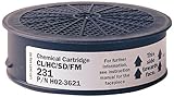 Sundstrom H02-3621 SR 231 Acid Gas Chemical Cartridge CL/HC/SD/FM by Sundstrm