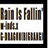 w-inds.「Rain Is Fallin'/HYBRID DREAM(通常盤)」