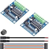 Youmile 2個L293Dモータードライバー拡張ボードミニ4CH4チャンネルモータードライブドライバーシールドL293L293D拡張�