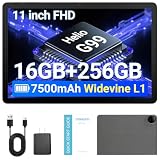 DigiLand Android 14 タブレット 11インチ - 2025年版 Android タブレット 16GB+128GB 90Hz オクタコア ゲーミングタブレット Widevine L1 Yutube Netflix 1080P BT5.0 5G WiFi,8MP+13MP 7500mAh OTG
