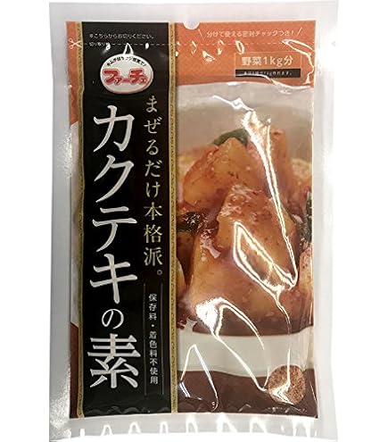 Amazon.co.jp: 4袋【ファーチェ】カクテキの素 「130g」混ぜるだけ