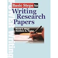 Basic Steps to Writing Research Papers:Student Book |本 | 通販
