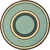 Joy Carpets Kid Essentials Ripples Misc Sold Color Area Rugs 129-Inch by 158-Inch by 0.36-Inch Woodl