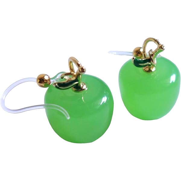 新作☆ガラスの青林檎ピアス　ステンレスフック 楽天市場】ピアス マリンモチーフ クリスタルガラス フックピアス