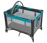 Graco グレコ Pack 'n Play On the Go Travel Playard プレイヤード（ベビーベット・ベビーサークル・おむつ台）並行輸入品 （フィンチ・青）