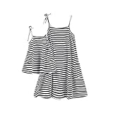 Ochine　2017人気親子服装　ストライプ柄　家庭衣装　サスペンダースカート　ママと一緒に♪　カッコイイ　子供の洋服　お母さんの洋服　別々ご販売