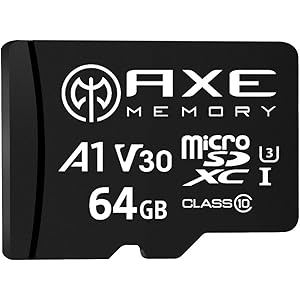 [Amazon限定ブランド] アクス 64GB microSDXCカード UHS-I U3, A1, V30, 4K U…