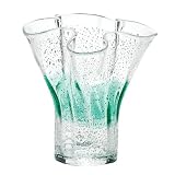 アデリア  津軽びいどろ 秋村実工房 フリル 花器 F-77500