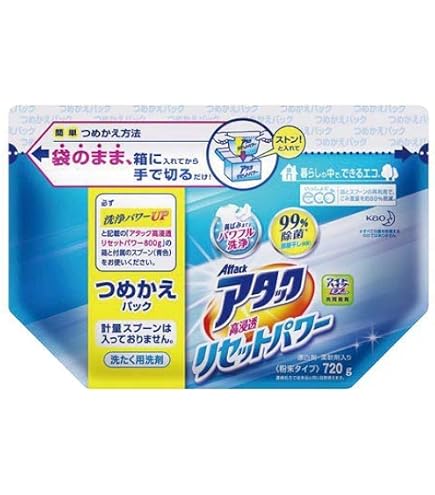 Amazon.co.jp: 《ケース》 花王 アタック 高活性バイオパワー つめかえ