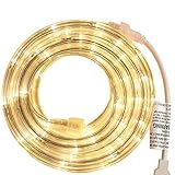 PERSIK 18 Feet LED Warm White Rope Light for Indoor and Outdoor use【クリスマス】【ツリー】 [並行輸入品]