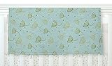 KESS InHouse KESS Original Floating Dandelion Green Teal Fleece Baby Blanket 40 x 30 [並行輸入品]