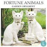 FORTUNE ANIMALS フォーチュンアニマルズ ガーデンオーナメント(L) Cat KH-61031