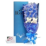 YOBANSA 造花 フレグランス ソープ フラワー プレゼント 花束 石鹸 薔薇 枯れない 花 バラ ブーケ プレゼント 結婚祝い 誕生日 母の日 父の日 定年祝い 還暦祝い 新築祝い 送別会 メッ