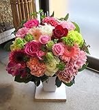 ＴＶチャンピオン出場【今旬フラワーアレンジメント5,500円 スタンダード 赤・ピンク系】誕生日 花　誕生日 プレゼント 女性 フラワーアレンジメント 開業開店祝い 花 劇場 楽屋花 ギフト お見舞い