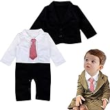 Deris 子供服　ベビー ロンパース 長袖　70 80 90 95cm お正月 初節句 端午の節句 百日祝い お食い初め お宮参り 出産祝い　ギフト 七五三 結婚式 誕生日 (90cm)