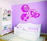 Design with Vinyl RAD 728 3 Ladybug Butterfly Dragonfly Design Baby Girl Teen Bedroom Design Wall De