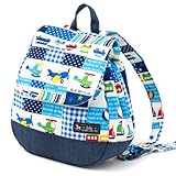 ベビーリュック 赤ちゃん 日本製 のりものに揺られてハッピートラベル(ネイビー) B1600700