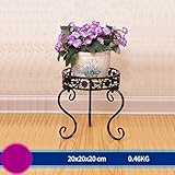 KTYX ヨーロッパの鉄の花棚棚多機能屋内と屋外の多目的フラワーラック 花棚 (色 : A, サイズ さいず : 20*20*20cm)