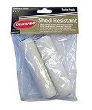 Dynamic HM005608 100mm x 6mm Mini Shed Resistant Paint Roller Refills, 2-Pack [並行輸入品]