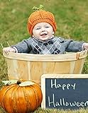 edealing(TM) 1PCS乳児幼児カボチャかぎ針編みのベビーハロウィン帽子ベビーガールズボーイズビーニー写真の小道具コスチューム