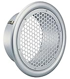西邦工業 SEIHO SP100 外壁用アルミ製換気口 (フラットグリル) 丸パンチング型 8Φ×PITCH10
