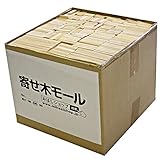 木製板状モールディング小片箱詰めセット　寄せ木モール（箱サイズ30×30×20cm）　NYM200