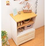 シェルフ フレンチカントリーデザインの収納家具 引き出し付き