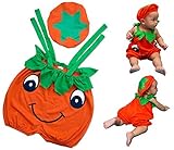 I-fame Unisex-baby Halloween Trick or Treat Pumpkin Costume (4 Months- 2 Years) (M (7 - 15 Months)) 