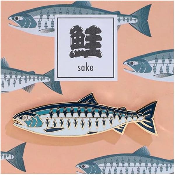 Amazon.co.jp: 魚 ピンバッジ ヤマメ やまめ 釣り フィッシング 川釣り