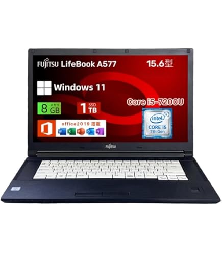 富士通 ノートPC A577/ 15.6型 Amazon.co.jp: Fujitsu Laptop LifeBook A577 15.6 Type/7th