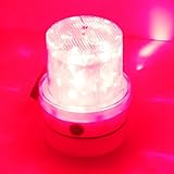 LEDマグネット警告灯（赤色点滅・強力マグネット/ひも付）