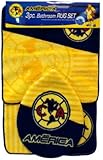 Kole Officially Licensed Club America Bathroom Rug Set [並行輸入品]