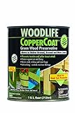 Rust-Oleum 1904A Wolman (Woodlife) CopperCoat Green Wood Preservative-Below Ground, Quart - 6 Pack [