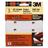 3M Hookit 9146ES 5-Inch 8 Hole Dust Free Discs, Fine Grit, 5-pack by 3M