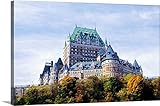 クリス・Coeプレミアムシックラップキャンバス壁アート印刷題名Chateau Frontenac ;ケベック、カナダ 48" x 32" 1900763_24_48x32_none