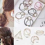 Oujyo ヘアゴム　ヘアリング　　ヘアクリップ　ヘアピン　大人　　ヘアアクセサリ　髪飾り　ベビー　子供　大人　可愛い　リボンヘアゴム　10個セット　カラフル　おしゃれ