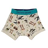 （オーシャンアンドグラウンド）Ocean＆Ground ボクサーパンツ アニマルパレード ANIMAL PARADE男の子/下着/肌着 100 オレンジ
