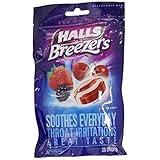 【3個】ホールズ　クールベリー味　Halls Breezers Drops, Cool Ber...