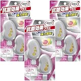 消臭力 ゴミ箱用 [まとめ買い] 抗菌プラス ピンクグレープフルーツ ゴミ箱の消臭力 両用タイプ (貼る 吊るす) 2個入×3個 ゴミ箱 消臭剤 消臭 芳香剤 生ごみ