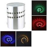 docooler 1W 85-265V AC LED壁灯 現代 シンプル アルミニウム スパイラル照明 屋内ダイニング ルーム 廊下 アイル KTV 装飾用