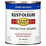 Rust-Oleum 7724502 Protective Enamel Paint Stops Rust, 32-Ounce, Gloss Sail Blue [並行輸入品]