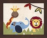 Jungle Time Accent Floor Rug by Sweet Jojo Designs [並行輸入品]